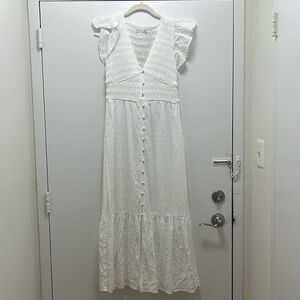Altar’d state white midi dress